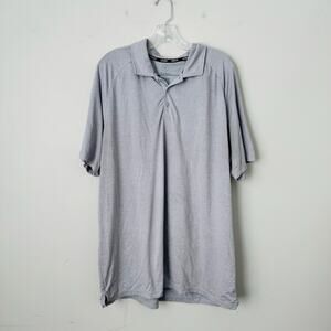 Hurley Gray Short Sleeve Polo Men’s Size XL